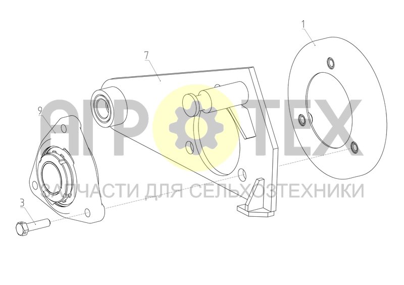 Чертеж Рычаг (500.02.060-01)